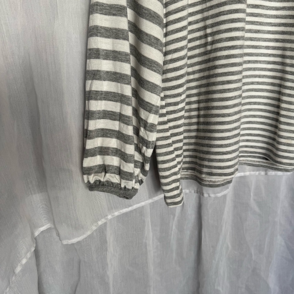 Grace & Lace Striped Long Sleeve Crewneck Shirt - Picture 4 of 6